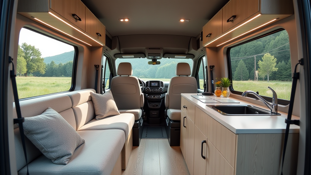 mercedes luxus camping