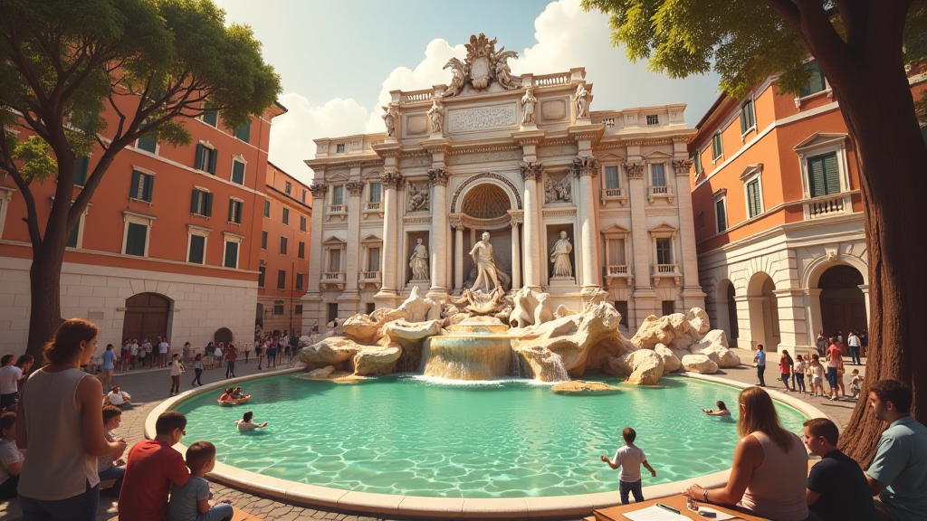 trevi brunnen geldes unerwartete
