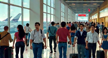 Abreisehorror am Flughafen: Stau und Nervenkrieg im Dada-Stil ️
