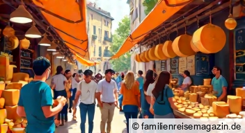 Wichtige Schritte für Käse-Reiseziele