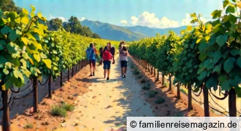 Wichtige Schritte für Weinwanderungen