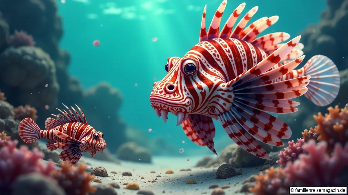 Gefährliche Meeresbewohner: Feuerfisch, Stechrochen, Petermännchen