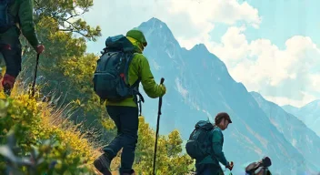 Teamarbeit und Zusammenarbeit beim Wandern (4/10)