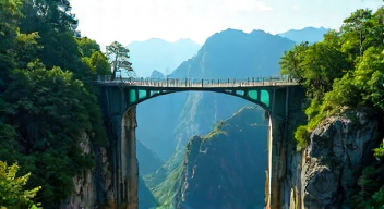 Die Zhangjiajie-Glasbrücke: Ein Nervenkitzel über dem Abgrund (5/10)
