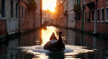 Ich erinnere mich an meine erste Gondelfahrt in Venedig (1/10)