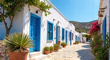 Perspektiven zu den Dörfern Griechenlands