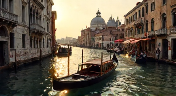 Perspektiven zu Gondelfahrten in Venedig sind vielfältig