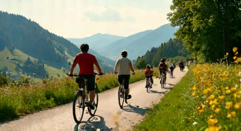 Soziale Interaktionen entlang der Radwege (6/10)